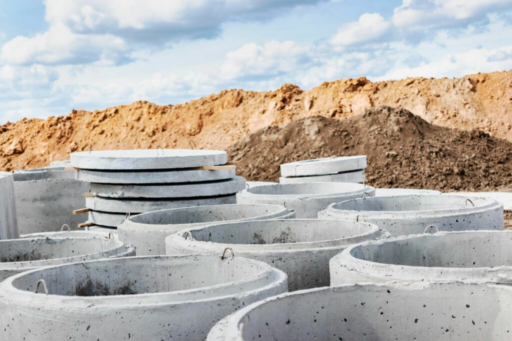 gotowe zbiorniki z betonu